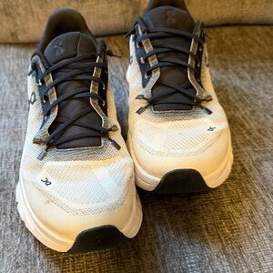 On Running Black and White Athletic Shoes